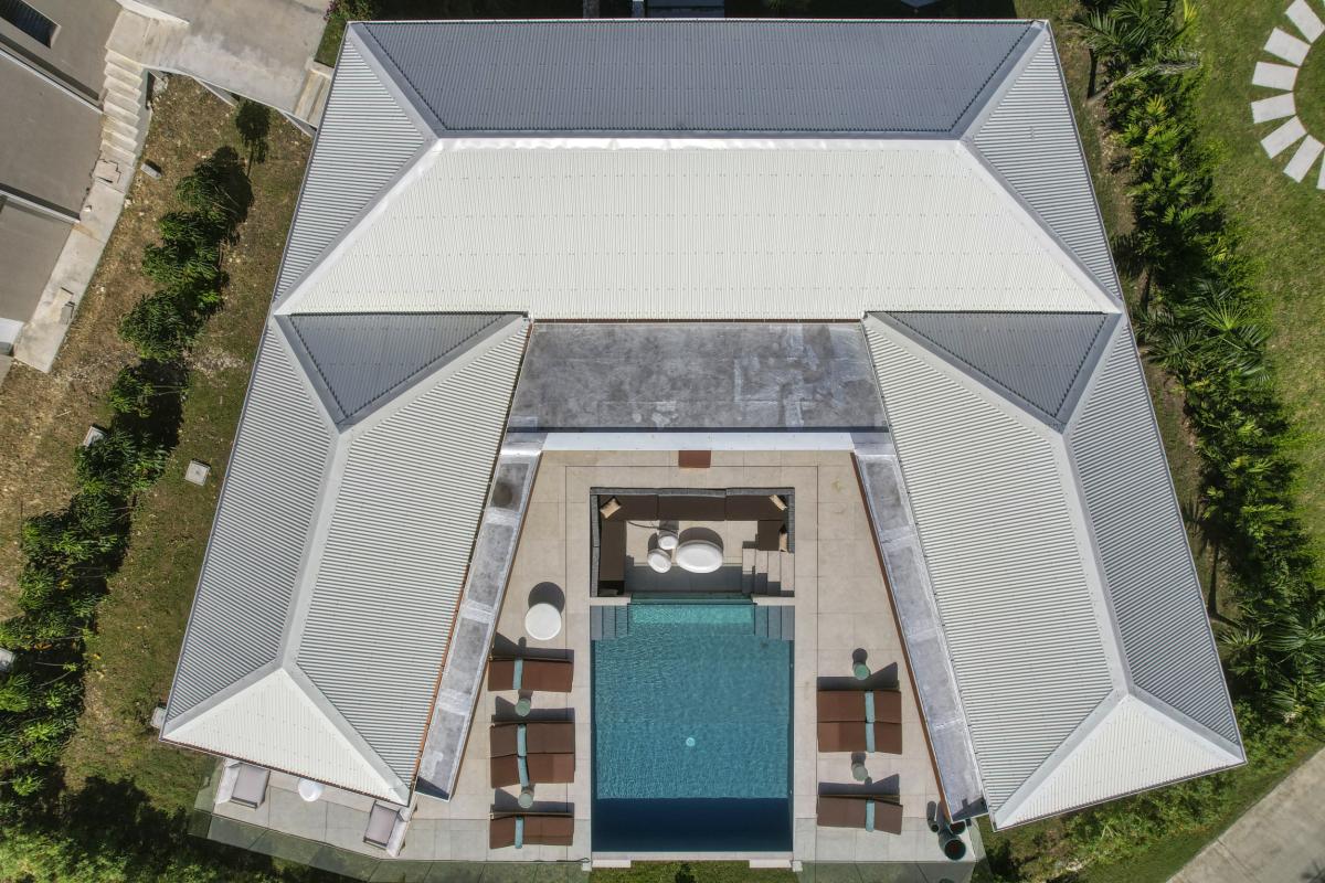 45.Location Villa piscine vue mer St François Guadeloupe_Vue ensemble